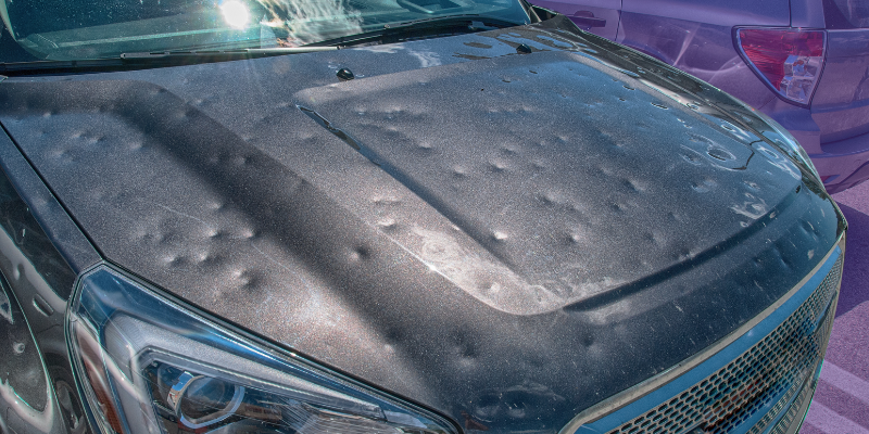 hail damage visual claims insurance