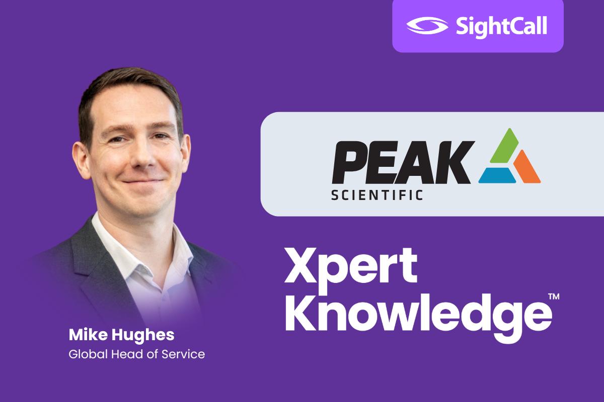 Mike Hughes Global Head of Service for Peak Scientific