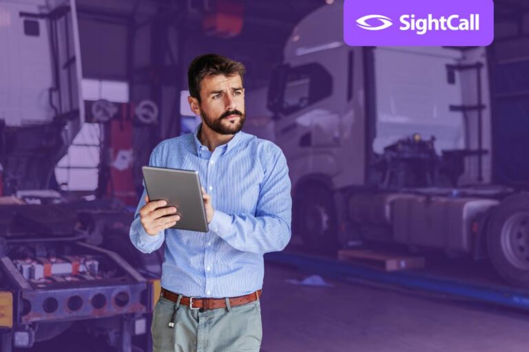 service manager in truck bay