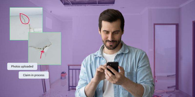 visual claims photo upload insurance