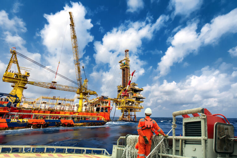 offshore oil rig remote service